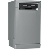 Masina de spalat vase Hotpoint HSFO 3T223 WC X, 10 seturi, 9 programe, Clasa E, 45 cm, Inox