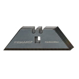 Set 10 lame pentru cutit universal, Fiskars, Otel Carbon, Negru