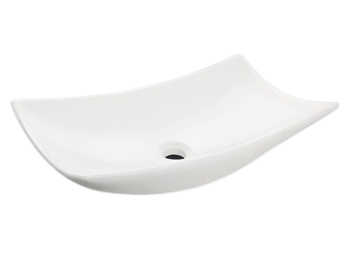 Lavoar Jungborn Veronia, cu Montaj pe Blat, 57 cm, Alb