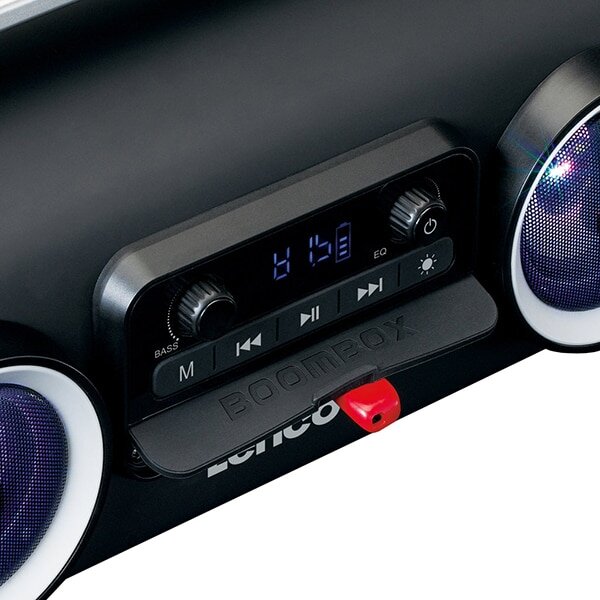 Boxa Portabila LENCO SPR-100BK, 25W, Bluetooth, Radio FM, MicroSD, Waterproof, Negru