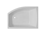 Cada De Baie Asimetrica Pe Colt Belform Magnus 115x160x67 Cm Colt Dreapta Acril Alb 27se0006