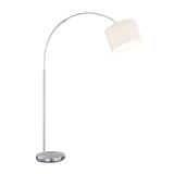Lampadar de interior, Trio, Metal, Soclu E27, Argintiu/Bej