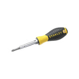 Set Maner surubelnita + 3 Biti, Stanley, 6 varfuri, Galben/Negru