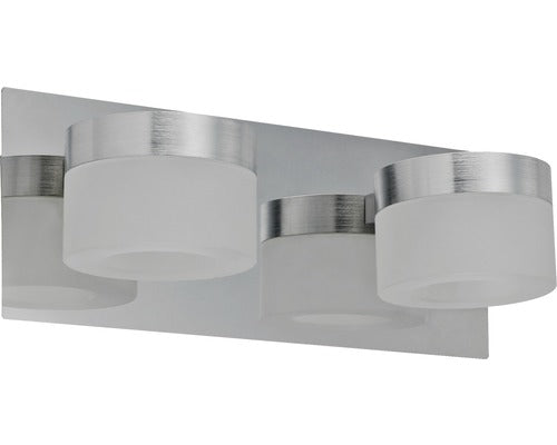 Aplica in jos cu LED integrat Kynosural, pentru baie IP44, Crom