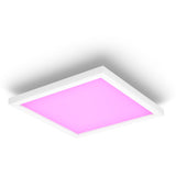 Panou LED RGB inteligent Philips Hue Surimu SQ, Bluetooth, 25W, 1760lm, lumina alba si colorata (2000-6500K), 30x30cm, Alb