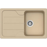 Chiuveta tegranit Teka Simpla 45 B S-TG, 780x500mm, reversibila, Topasbeige