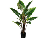 Planta Artificiala Colocazie Taro In Ghiveci H 140 Cm Verde