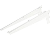 Set Suporti Raft Pe Sina Dolle Angle Brackets 480mm, Alb, 2 Piese