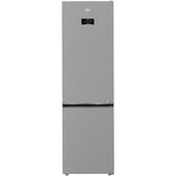 Combina frigorifica Beko B5RCNA405HXB, 355 l, No Frost, HarvestFresh, AeroFlow, Clasa D, 203,5 cm, Metal Look