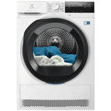 Uscator de rufe Electrolux EW7D395UCE, Pompa de cladura, 9 kg, Clasa C, Motor Inverter, Wi-Fi, Display LED, DelicateCare, SensiCare, Iluminare interioara, Alb