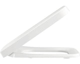 Capac WC PRESSALIT Plan, inchidere simpla, alb