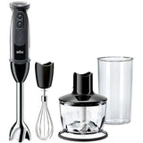 Mixer vertical Braun MQ5235BK, 1000 W, 0.6 l, 21 viteze + Turbo, Negru