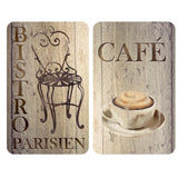 Set 2 placi protectoare pentru aragaz, Wenko, Bistro