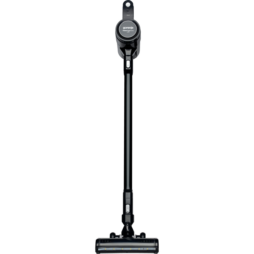 Aspirator vertical negru Gorenje SVC216FMLBKII alimentat cu baterie
