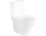 Vas WC stativ Roca The Gap, fara margine clatire, cu evacuare dubla, Alb