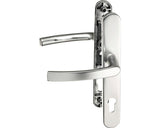 Manere Usa Cu Sild Pm-technic Bati 92/250 Mm Argintiu, Pentru Tamplarie Pvc