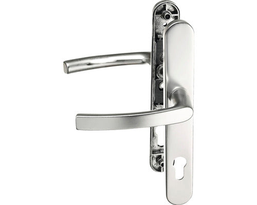 Manere Usa Cu Sild Pm-technic Bati 92/250 Mm Argintiu, Pentru Tamplarie Pvc