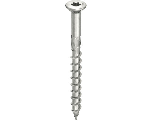Holsuruburi Pentru Lemn De Terasa Heco Topix-plus 5x40 Mm Otel Inox A2, 200 Bucati, Filet Partial