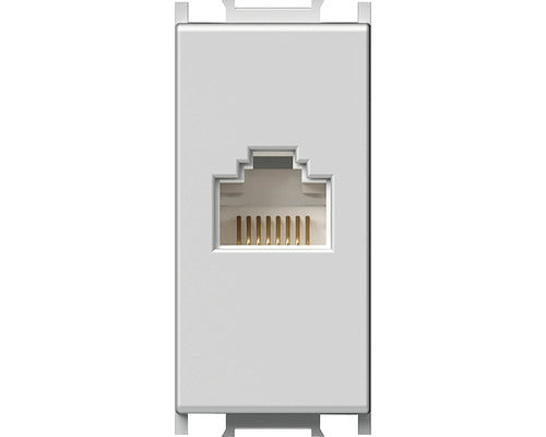 Priza Date Rj45 Simpla Tem Cat6, Argintiu