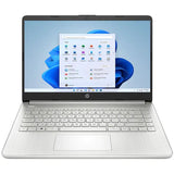 Laptop HP, 14" Full HD, Intel® Celeron® N4500 pana la 2.8 GHz, 4 GB RAM DDR4, 256 GB SSD, Windows 11 Home, Silver DDR4