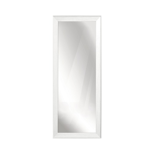 Oglinda de perete cu rama Nizza alba 35x100 cm
