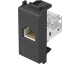 Priza Date Rj45 Simpla Tem Cat5e, Negru