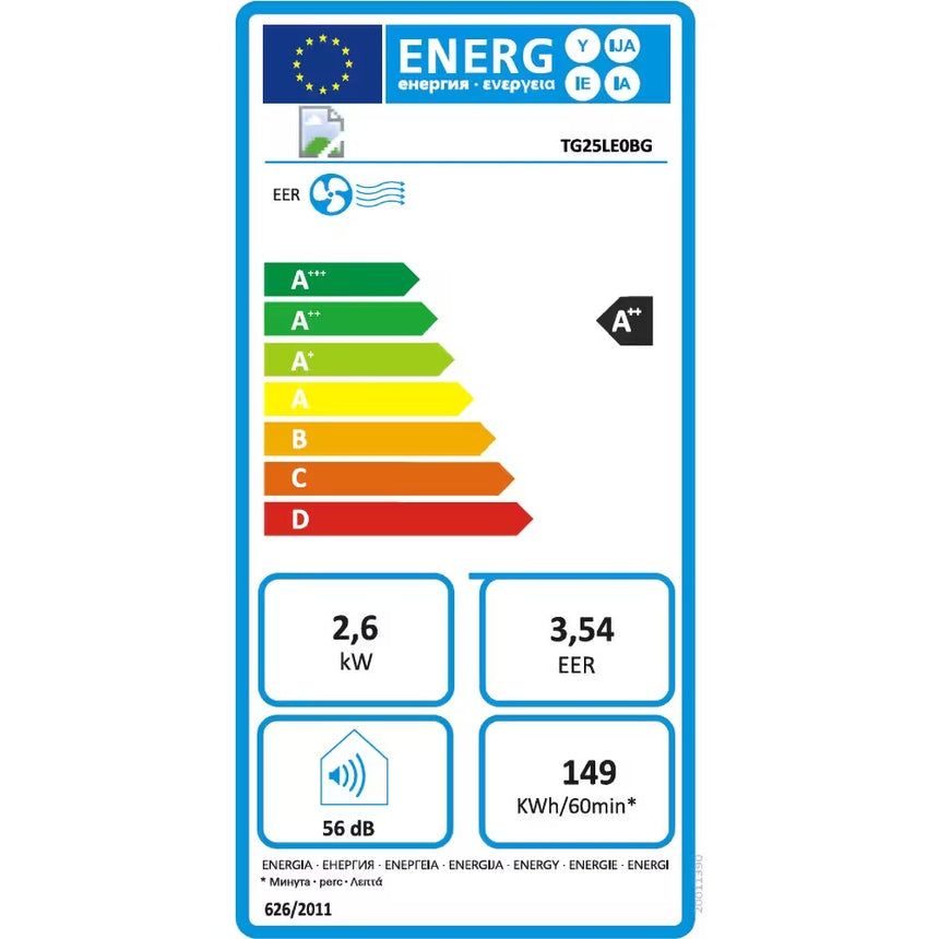 Aer Conditionat HISENSE Mini Apple Pie TG25LE0B, 9000 BTU, A++/A+++, Inverter, Wi-Fi, Alb