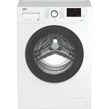 Masina de spalat rufe frontala BEKO WRE7512XAWU, SteamCure, 7kg, 1000rpm, Clasa A+++, alb