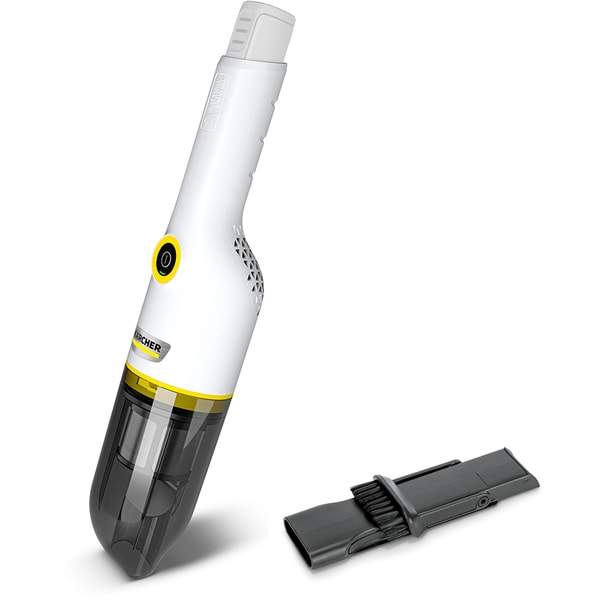 Aspirator de Mana KARCHER CVH 2 CVH24BAT, 4.2V, Autonomie Maxima 10 min, Motor BLDC, Alb-Negru
