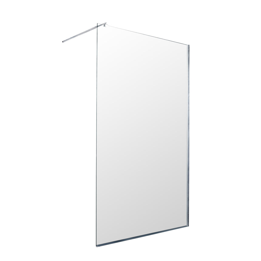 Paravan de dus Sanotechnik Sanoflex Freedom 2 MP100, Easy-Clean, Montaj reversibil stanga/dreapta, sticla securizata 8 mm, geam transparent, profil crom, 98-99x195 cm