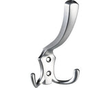 Cuier Pentru Mobila Cu 3 Carlige Hettich Classic 77x125 Mm, Zamac Nuanta Aluminiu