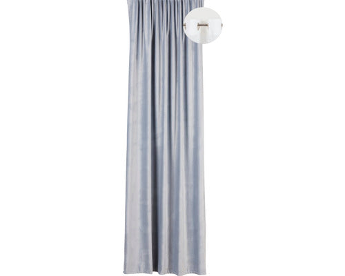 Draperie Cu Inele Castellano Uni Gri 140x245 Cm