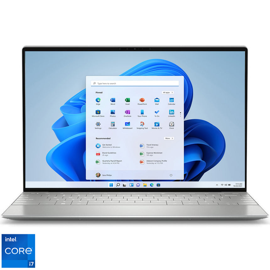 Laptop Dell XPS 9320 cu procesor Intel® Core™ i7-1260P pana la 4.70 GHz, 13.4", Full HD+, 16GB, 512GB SSD SSD, Intel® Iris® Xe Graphics, Windows 11 Pro, 3 years Basic On-Site