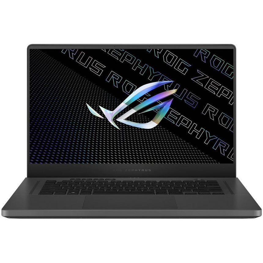 Laptop Gaming ASUS ROG Zephyrus G15 cu procesor AMD Ryzen™ 9 5900HS pana la 4.60 GHz, 15.6", WQHD, 165Hz, 32GB, 1TB SSD, NVIDIA® GeForce RTX™ 3080 8GB, Free DOS, Eclipse Gray