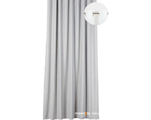 Draperie Cu Anouri Blackout Gri 140x245 Cm