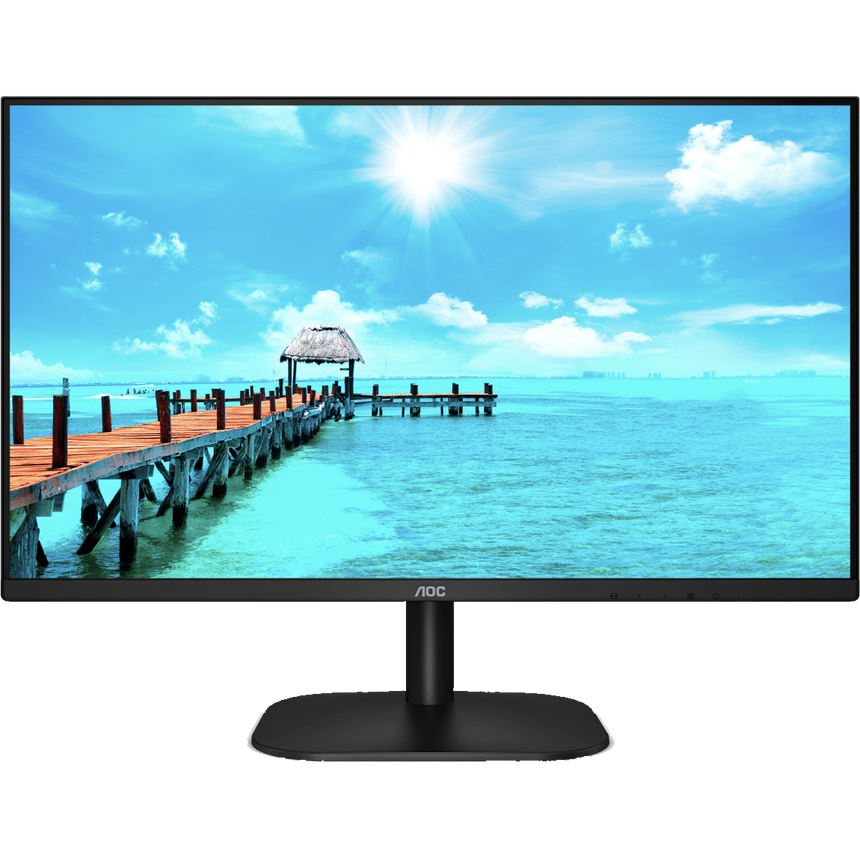 Monitor LED IPS AOC 27", Full HD, HDMI, Negru, 27B2H