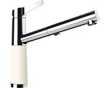 Baterie Bucatarie Cu Dus Extractibil Schock Sc-510, 2 Tipuri De Jet, Cartus Ceramic, Cristadur Magnolia