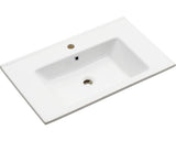 Lavoar Ceramic Pelipal Offenbach / Capri, cu Montare pe Mobila, 75 cm, Alb