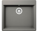 Chiuveta Bucatarie Cu O Cuva Schock Galaxy N-100 60x53 Cm, Fara Picurator, Cristadur Silverstone
