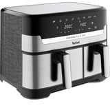 Friteuza, Tefal, Dual Easy Fry & Grill EY905D10, 8L, 2700W, 2 sertare, 8 programe automate