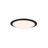 Lustra moderna, Trio, Rotunda, LED, Plastic, Alb/Negru