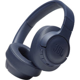 Casti Audio Over the ear JBL Tune 700BT, Wireless, Bluetooth, Functie bass, Autonomie 24 ore, Albastru