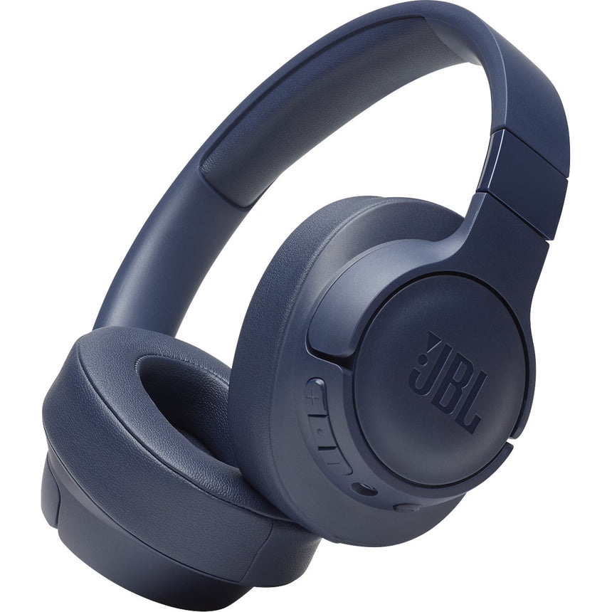 Casti Audio Over the ear JBL Tune 700BT, Wireless, Bluetooth, Functie bass, Autonomie 24 ore, Albastru