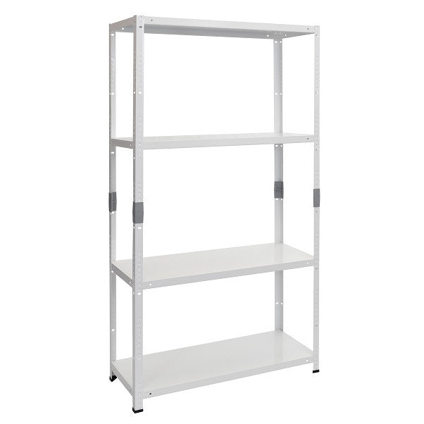 Raft Metalic Pixy 150 x 75 x 30 / 4 rafturi portanta 50 kg alb