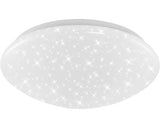 Plafoniera cu LED integrat Elipso 12W 1200 lumeni, pentru baie IP44, plastic alb