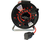 Prelungitor Electric Pe Tambur De Plastic 25m Cablu Cauciuc 3x1, 5 Mm², Pentru Exterior Ip44