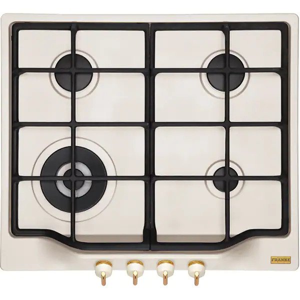 Plita Incorporabila Franke FHCL 604 3G TC PW C, Gaz, 4 Arzatoare, Tripla Coroana, Aprindere electronica, Valva de siguranta, Arzatoare si gratare fonta, 60 cm, Panna
