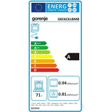 Aragaz GORENJE GEC6C61BMB, 4 arzatoare, Electric, L 60 cm, Negru