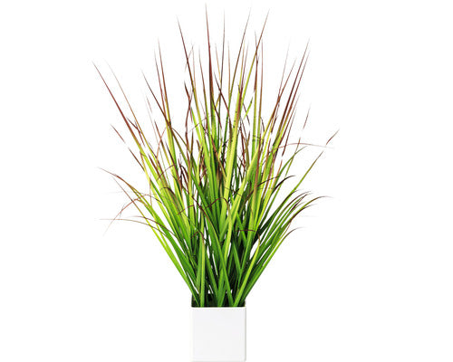 Planta Artificiala Iarba Imperata Cylindrica H 61 Cm Rosu/ Verde