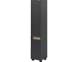Dulap Baie Inalt Cosmo H300. 2 Usi, PAL, 164,5x30,2 cm, Antracit Perlat